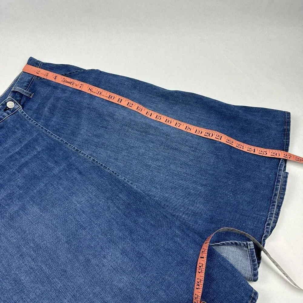 AMO Blue Knee-Length A-Line Skirt - Picture 6 of 6